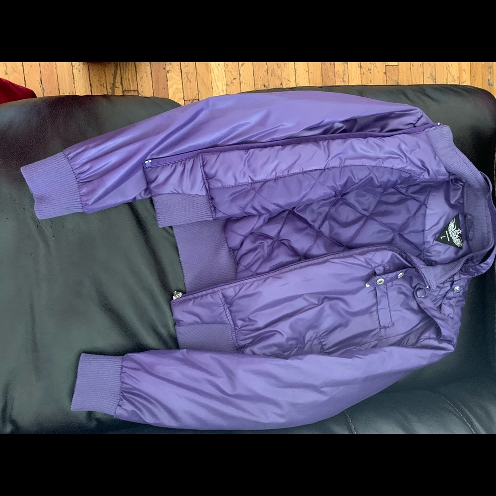 Purple light-weight jacket
